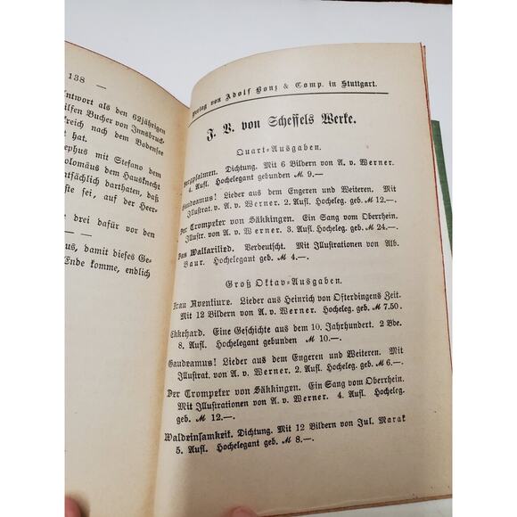 Antique Book Gedenkbuch Castell Toblino by J.V. von Scheffel German 1901 - Picture 7 of 15